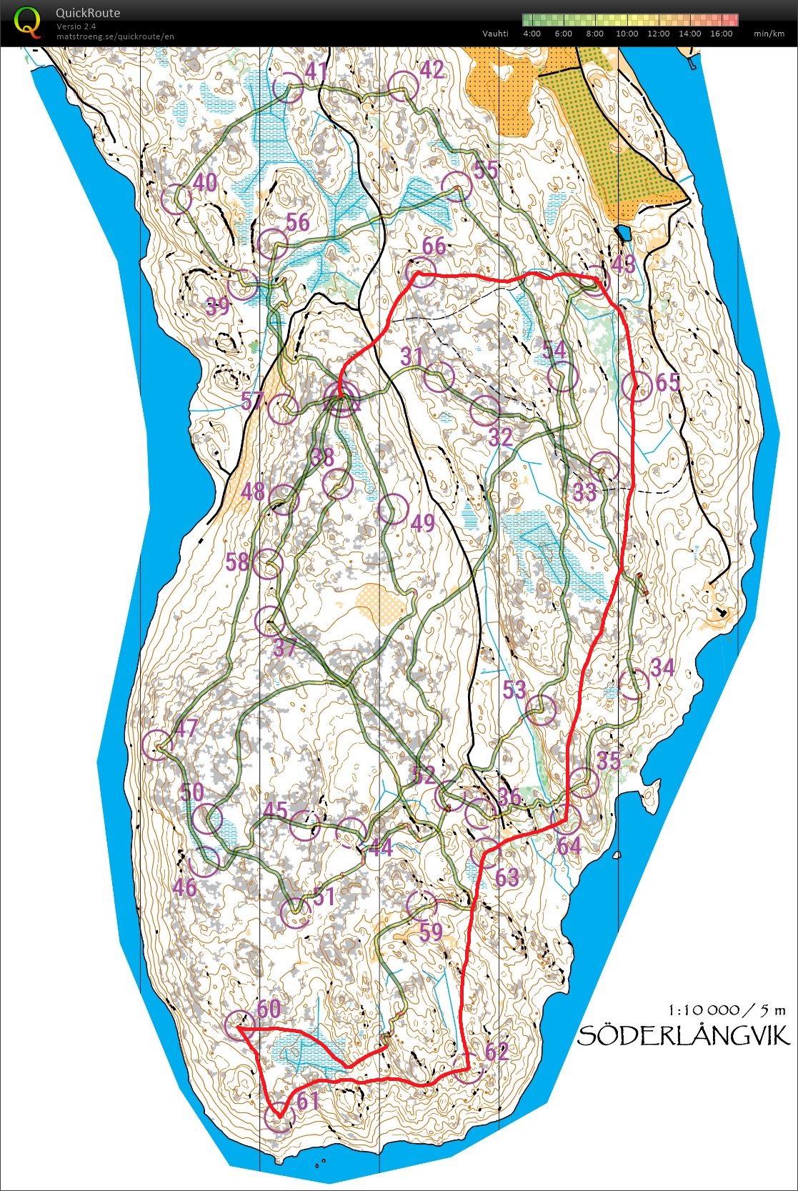 Söderlångvikissa väsynyt mies ja GPS (2021-04-05)